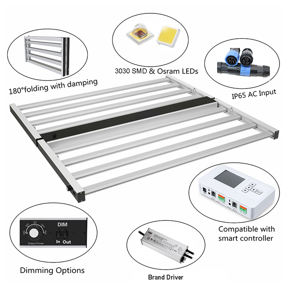Indoor 1000w Led Grow Light for Tomatoes